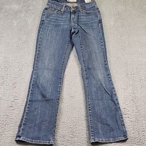 Levis 529 Jeans Womens 28 Blue Curvy Bootcut Mid Rise Stretch Classic Denim